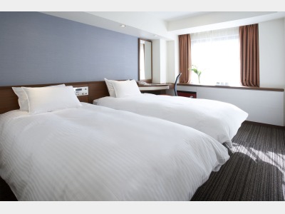 ＜客室＞◆スタンダードツイン◆ 16平米 【ベッド 100cm x 195cm】