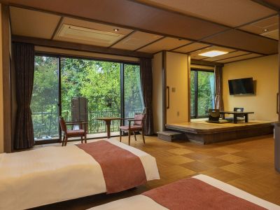 バリアフリー対応庭付きジュニアスイート（バス付）／60平米