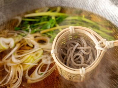 【極み/特別会席】春（2026年3月～5月）台物 秋川牛と季節のお蕎麦のしゃぶしゃぶ