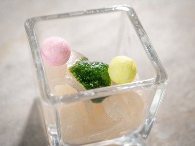 【季節の会席】春（2026年3月～5月）デザート 蕎麦粉葛切り