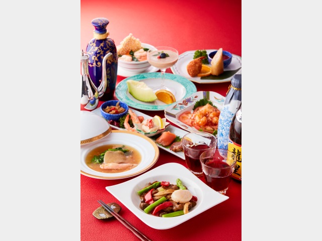 龍皇 夕食コース一例