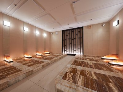 岩盤浴　岩塩