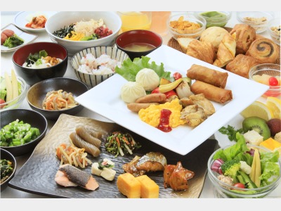 朝食ビュッフェ　朝6時半～10時