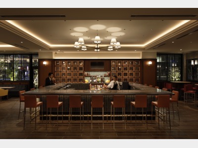 16:00～22:00のバーカウンター。ご宿泊者は特別料金でご利用いただけます。