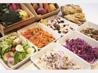 地産地消のイタリアン朝食ビュッフェ