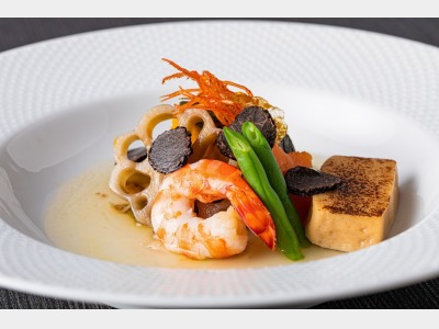 車海老野菜炊き合わせ　イメージ