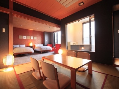 【最上階露天風呂付和洋室】和モダンインテリアの贅沢空間　※イメージ