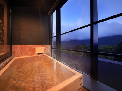 【露天風呂付パノラマツイン】箱根の四季を感じられる露天風呂　※イメージ