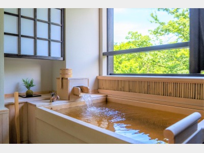 客室露天風呂　一例