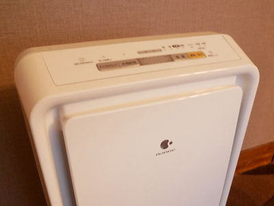 【客室アメニティ】加湿機能付き空気清浄機（プレミアとラグジュアリーのみ）