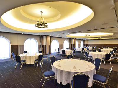 【宴会場】お客さまのご要望に応じて、幅広くお使いいただける宴会場を3種類ご用意