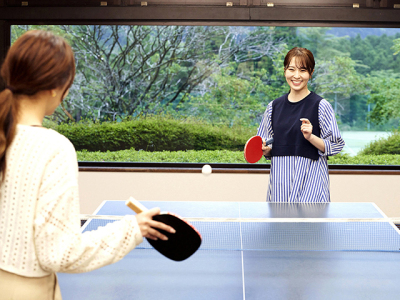 館内施設【卓球ルーム】温泉と言えば卓球。