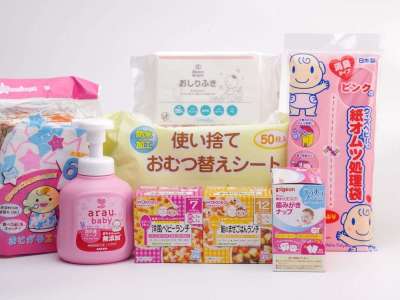 赤ちゃん用アメニティ一例
