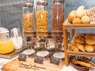 朝食ビュッフェ