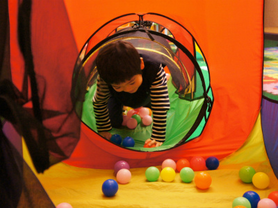 期間限定のキッズルーム（ボールプール）