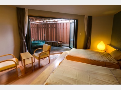 露天風呂付き和洋室【藍】※禁煙