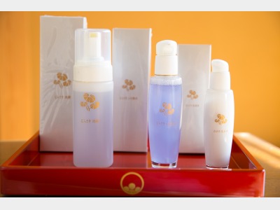 【ふきやオリジナル】 *特製オリジナル基礎化粧品セット「むらさきシリーズ」(洗顔・化粧水・乳美液)