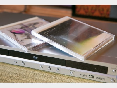【こんな過ごし方】 *各部屋にDVDデッキを設置。ふきやおすすめのCDをBGMとしてお楽しみください