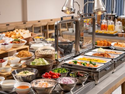 朝食ビュッフェ