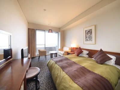 【洋室】キング／22㎡／2名定員／オーシャンビュー　※禁煙