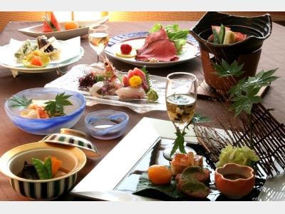 夕食一例（会席和膳）