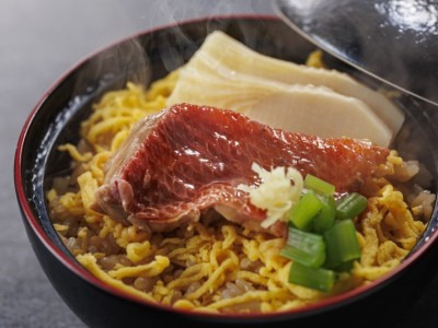 【土地の恵み会席】2025年冬　金目鯛と竹の子ご飯