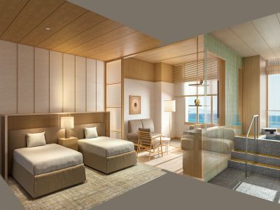 【オーシャンビュー】温泉露天風呂付プレミアムスイート※イメージ