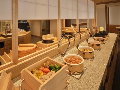 朝食ビュッフェ