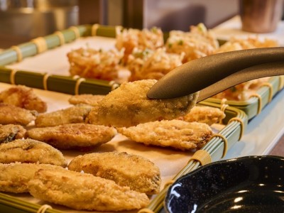 朝食ビュッフェ