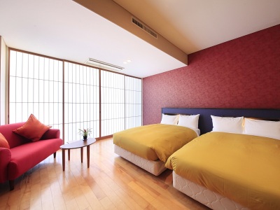 【洋室】ツインベッド（一例）