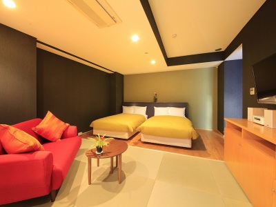 【バス付き】ツイン和洋室（一例）