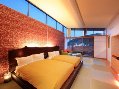 【３階】露天風呂付き和室ツイン（一例）