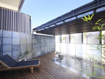 【温泉露天風呂】