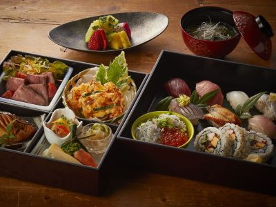 夕食(ペットルーム和食)