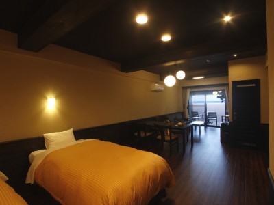 【新館】露天風呂付洋室4ベッド　ペット同伴可能