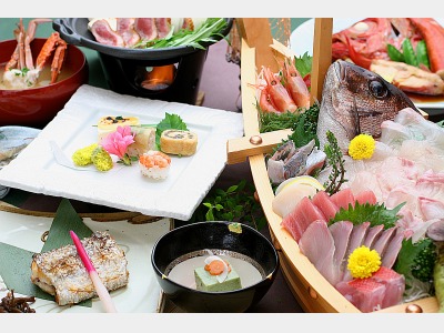 お魚三昧・舟盛り付き磯料理