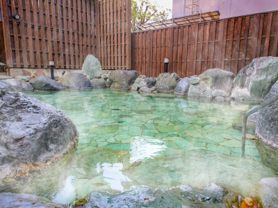 男性大浴場露天