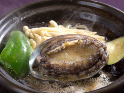 【事前予約要】あわびの踊り焼き