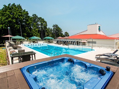 温泉ジャグジー