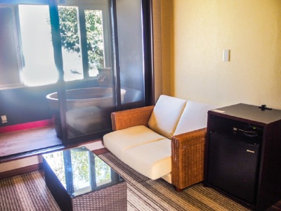 【露天風呂付き客室（温泉）】ジュニアスイート ペット同伴可