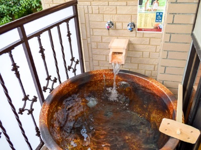 皓月（客室露天風呂）