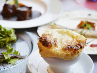 パイ包みのスープ