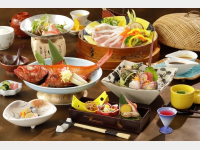 夕食一例(四季の彩り)