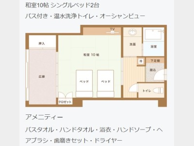 花たちばな館　平面図
