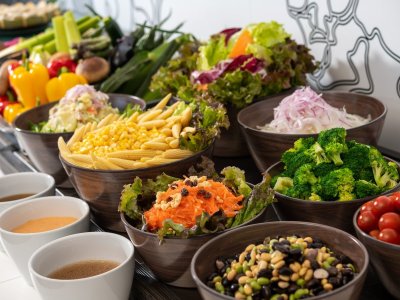 朝食ビュッフェ