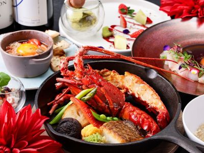 【夕食 コース料理】丸ごと伊勢海老と地魚のグリルコースプラン
