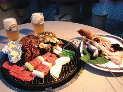 夕食イメージ（海鮮バーベキュー）