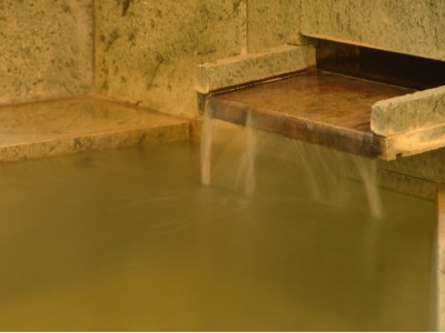 天然温泉かけ流し