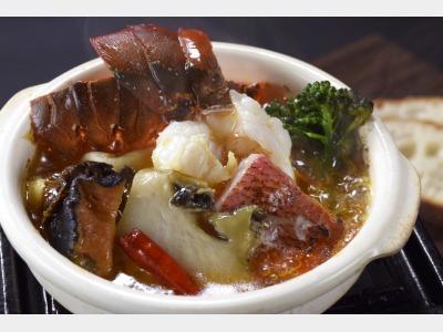 伊勢海老油のアヒージョ2