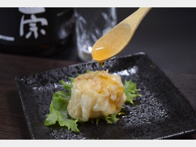 伊勢海老シュウマイ伊勢海老油で